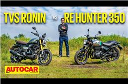 TVS Ronin vs Royal Enfield Hunter 350 comparison video
